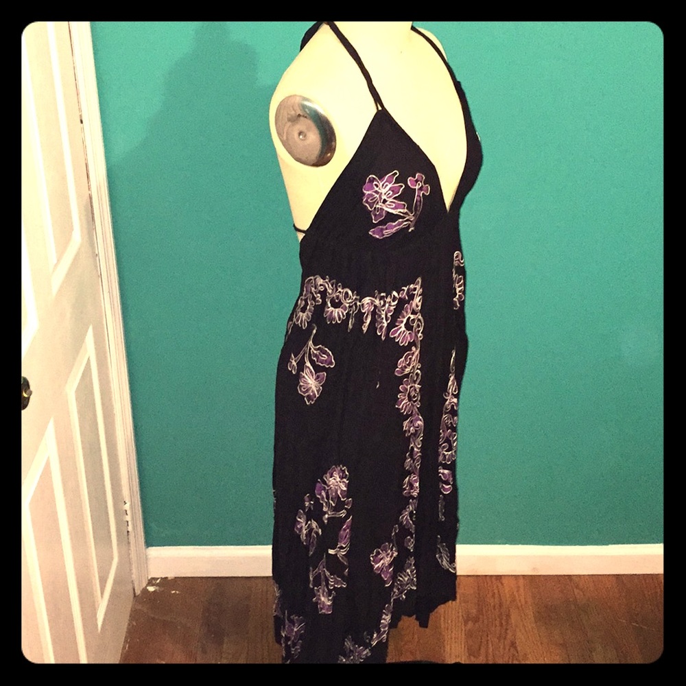 Beach halter dress